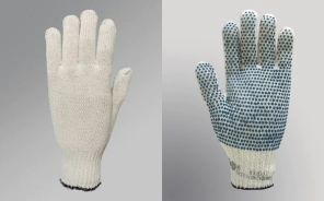 Guante G7 algod�n tipo ferretero moteado 1 cara OFERTA 5%      