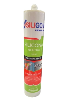 SILIGOM SILICONA NEUTRO TRANSPARENTE 280ml OFERTA 5%      