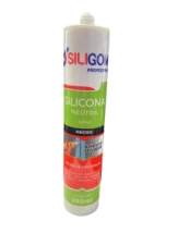 SILIGOM SILICONA NEUTRO NEGRO 280ml OFERTA 5%      