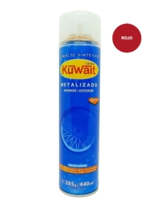 KUWAIT METALIZADO ROJO x 440 cc OFERTA 10%      