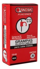 TACSA GRAMPA cable Coaxil N�12 NEGRA (20) OFERTA 10%      