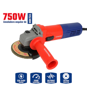 Amoladora angular 750W 115mm        