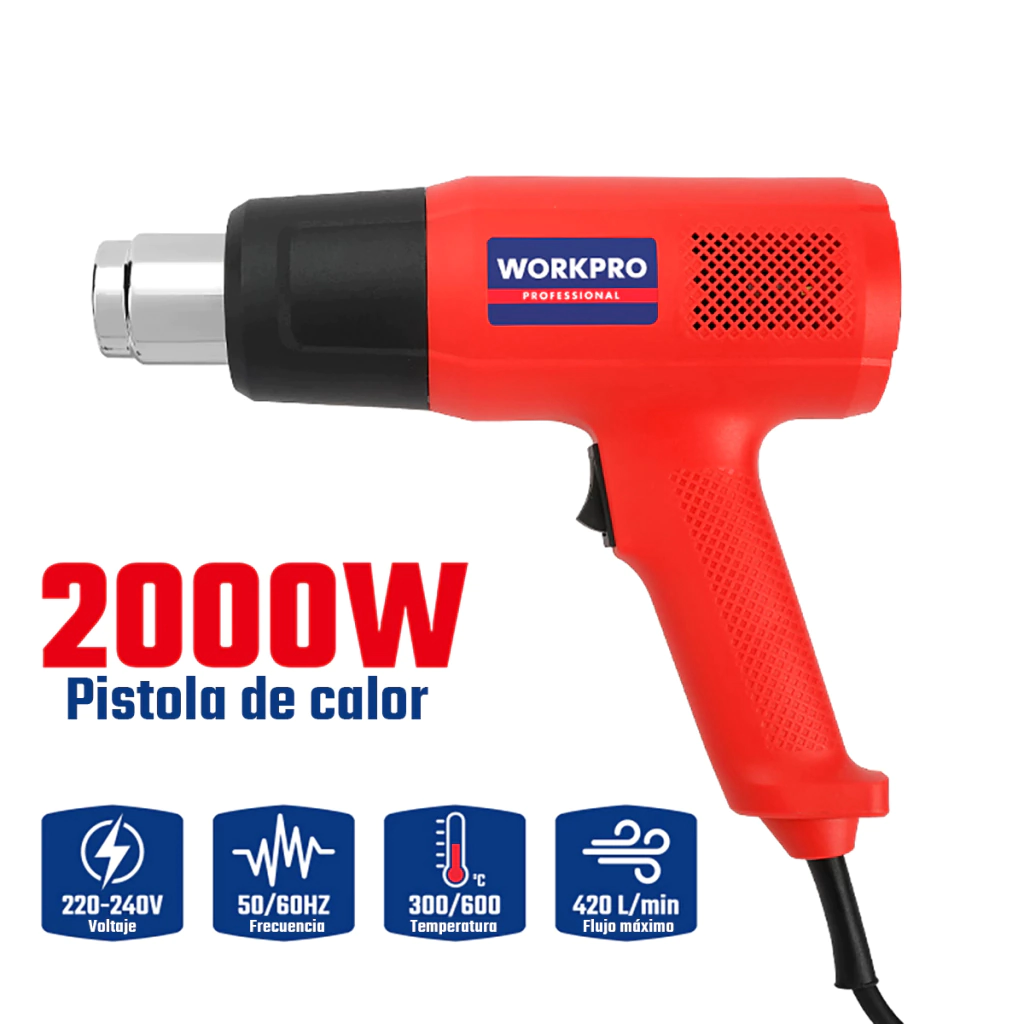 Pistola de Calor 2000W        