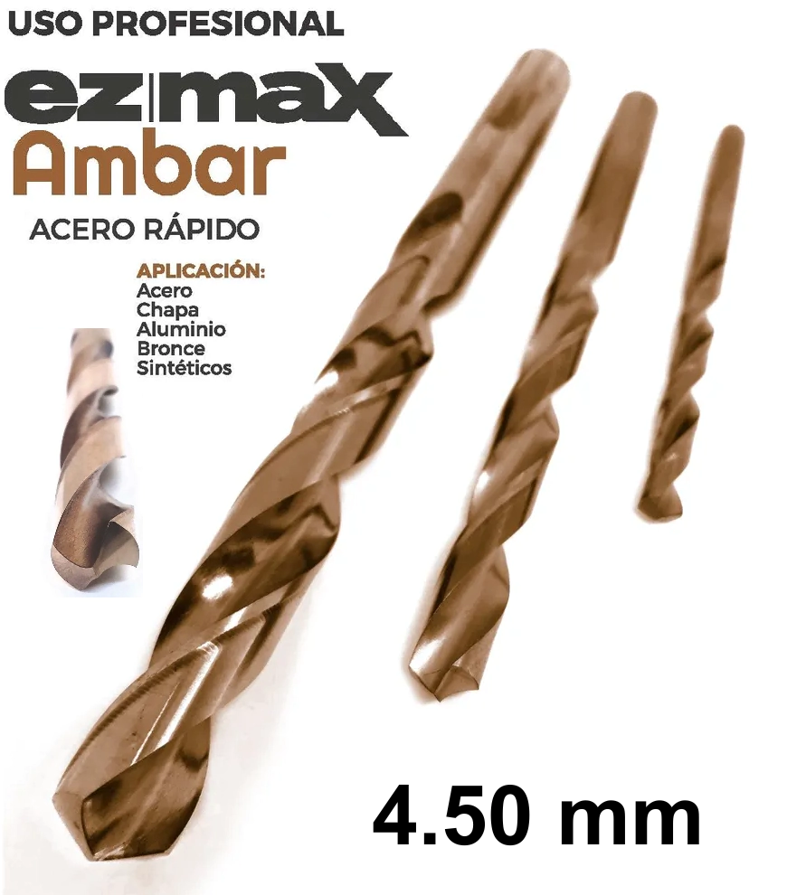 BROCA EZ MECHA MAX AMBAR 4.50 mm        