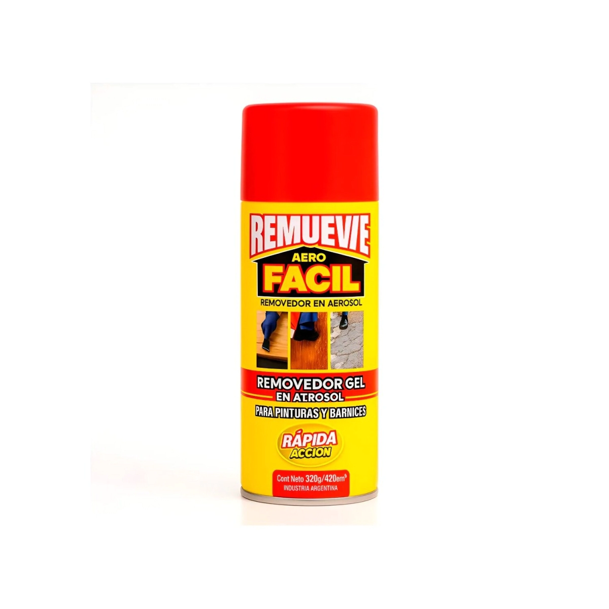 REMUEVE FACIL REMOVEDOR GEL EN AEROSOL 420 cc        
